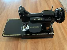 Rare never used vintage Singer 221-1 Sewing Machine