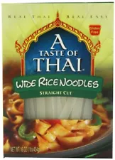 Wide Rice Noodles - 16oz Pack of 6 | Use in Stir-fries Soups & Stews | Great ...