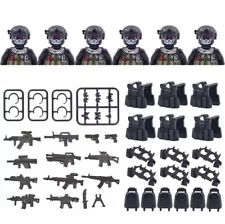 Custom Military Minifigures and Accessories Set of 6 NEW RARE US SHIPPING