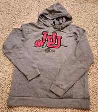 2023 Rose Bowl Utah Utes Gray Hoodie Pullover Sweatshirt Medium