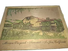 Vintage Artist Collection Wooden Wine Box