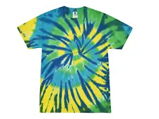 Multi-Color Tie Dye T-Shirts Adult SM - XXXXXL 100% Cotton Colortone