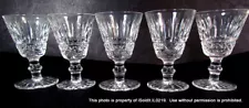 LOT 5 WATERFORD CRYSTAL 4" TRAMORE PORT WINE GLASSES