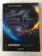 Student Companion Envision Algebra 1 2024 68A1