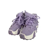 Anthony Wang Collection Carambola 02 6 Lilac Chunky Platform Sneakers Textile
