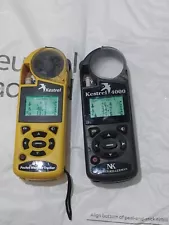 Lot of 2 Kestrel 4500 Pocket Weather Tracker