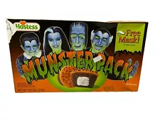 RARE VTG 1992 MUNSTER PACK cupcakes box Only OLD FOOD PACKAGING Hostess Herman