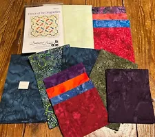 QUILT FABRIC KIT DANCE OF THE DRAGONFLIES SOUTHWIND DESIGNS DIMENSIONAL PATTERN