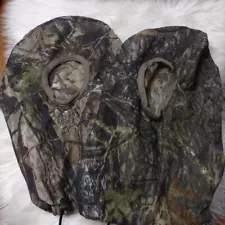 Camo Mesh Hunting Face Mask Lot of 2 EUC