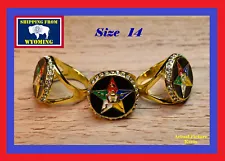 Order of the Eastern Star Ring ~ Size 14 ~ Free Shipping from Wyoming