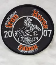 Iron Horse Saloon Daytona Beach Bike Week 2007 Sew on Embroidered Patch