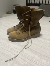 military boots men 9.5 Steel Toe