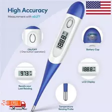 Oral LCD Digital Thermometer Personal Medical Thermometer for Adults & Kids Baby