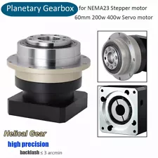 Flange Output Planetary gearbox 3arcmin for Nema23 Stepper/400W AC servo motor