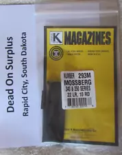 TRIPLE K 293M for MOSSBERG 340 & 350 SERIES Magazine 10 Rd 22 NEW