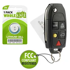 Replacement For 2003 2004 2005 2006 2007 Volvo S60 Key Fob Remote (For: 2004 Volvo S60)