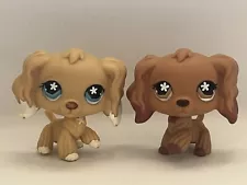 AUTHENTIC Littlest Pet Shop (Lot of 2) Cocker Spaniels #748 #716