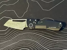 WINTERBLADE Factor B3 Black Ti, Damascus blade / Black Accents / Flipper Edition