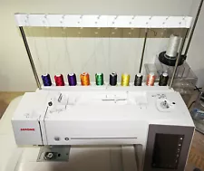 Janome Memory Craft 550E/500E embroidery machine thread organizer- Version 2.0!