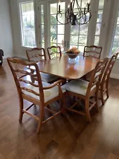 Duncan Phyfe Mahogany Circa 1930s Dining Table Vintage Excellent Condition