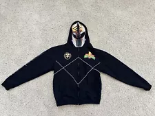 Power Rangers White Ranger Full Black Hoodie By Shoe Palace Rare Size X-Large