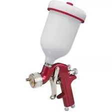 Sealey 1.4mm Set Up Gravity Feed Paint Spray Gun 600ml Pot Vehicle Car