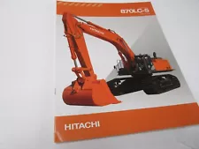 Hitachi Zaxis 870LC-5 Excavator Sales Brochure 12 Page