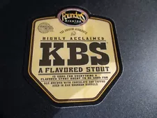 FOUNDERS BREWING KBS Kentucky Breakfast Stout STICKER decal craft beer Brewery