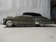 Anson 1947 Cadillac Series 62, 1/18, Gray With Black Top