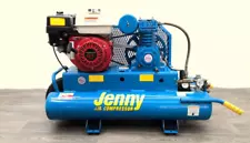 Jenny Model KU Gas Powered Air Compressor 125psi, Honda GX 160 Engine