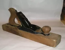 Vintage Large 15" Antique Wooden Hand Plane Carpenter Tool - Lakeside Iron