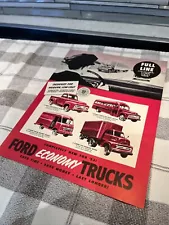 1953 Ford Rig Semi Truck Pickup Full Line Sales Brochure Catalog Booklet Old