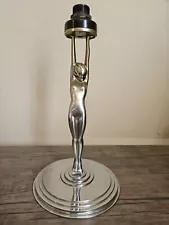 Vintage Art Deco Diana Naked Lady Table Lamp Circa 1930 (No cord)