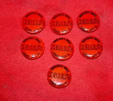 7 Keller's Warlocks Wake Motorcycle Club Pin Backs - Gay And Leather Interest