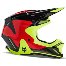 Fox Racing V3 Revise Offroad Helmet MIPS EPS Ionic+ Liner D-Ring DOT Red/Yellow