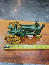 Old Vintage Antique John Deere Toy Metal Tractor / Missing The Steering Wheel /