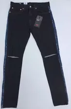 NEW LEVI'S Lo-ball Stack Stripe Men's Ripped Jeans (Size 34) - MSRP $89.50!