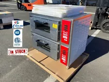 NEW 18" Commercial Double Deck Pizza Oven Countertop 3400W 120V NSF