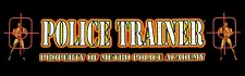 Police Trainer Arcade Marquee For Reproduction Header/Backlit Sign