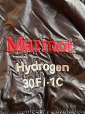 Marmot Hydrogen Sleeping Bag 30F Left Zip Long - NWT - Never Used - NOS