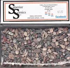 HO Scale Superior Scenics Small Boulders 10 oz Bag