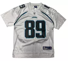 Jacksonville Jaguars Jersey Mens Large Reebok Onfield #89 Lewis NFL