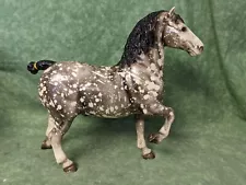 RARE Breyer ** DAPPLE GREY BELGIAN ** VERY DARK...ALMOST BLACK