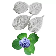 Flower Leaf Silicone Fondant Mold Hydrangea Chocolate Cake Gumpaste Mould Tool