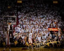 Ray Allen Game 6 Shot 2013 Finals glossy Signed photo reprint 8x10 11x14 heat