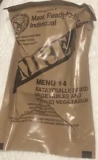 MRE Meal Ready-To-Eat Menu No. 14, Vegetarian