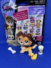 2004 Littlest Pet Shop LPS #58 COLLIE Dog Authentic