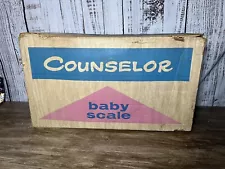 RARE Counselor Baby Infant Nursery Scale NO Cover Pad Vintage NEW OPEN BOX