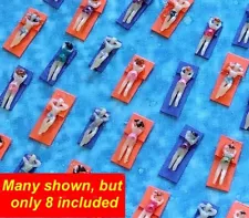 FINAL SALE! 8 Really Neat N Scale Swimmers Floating on Air Mattresses