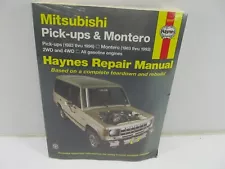 Haynes 68040 Repair Manual For 1983-1996 Mitsubishi Mighty Max 1983-1993 Montero (For: 1996 Mitsubishi Montero)